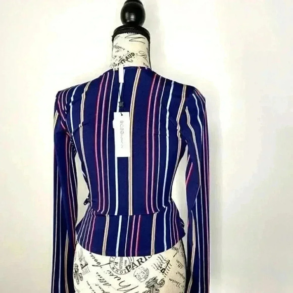 BCBGeneration Wrap Side Tie Top - Picture 2 of 5